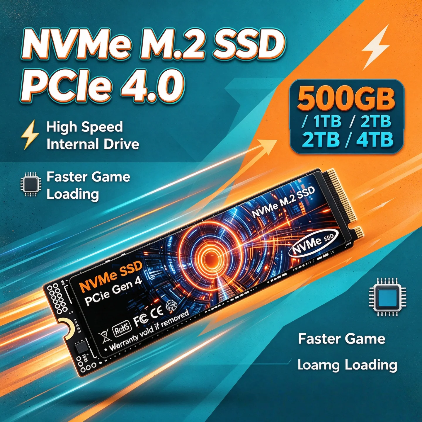 M.2 Nvme 4Tb Pcie 4.0 Ssd - NVMe M.2 SSD PCIe 4.0 High