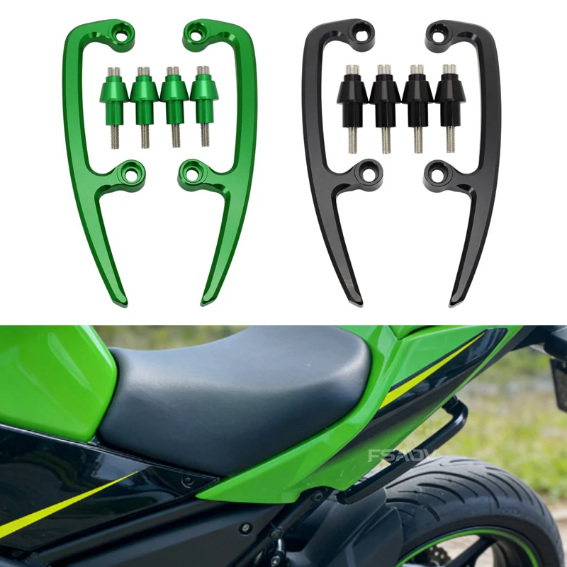 For Kawasaki Z650 Z 650 Rear Grab Handle Armrest For Ninja650 For Ninja 650 2017-2023 Motorcycle Seat Hand Handle Grab Bar Rail