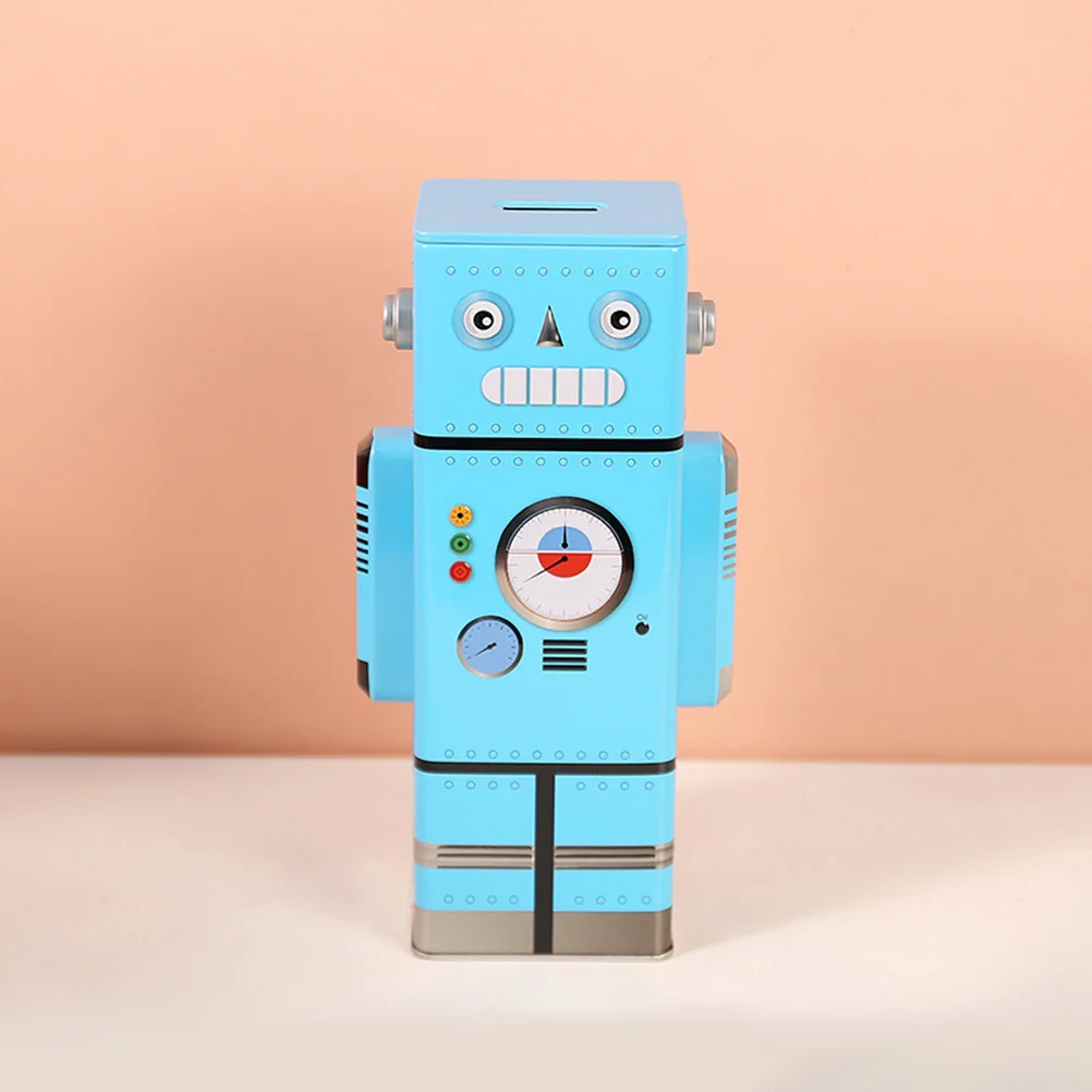 

Robot Piggy Bank Safe Smooth Surface Kids Coin Bank Girls Boys Birthday Gift Home Table Decoration Kids Piggy Banks