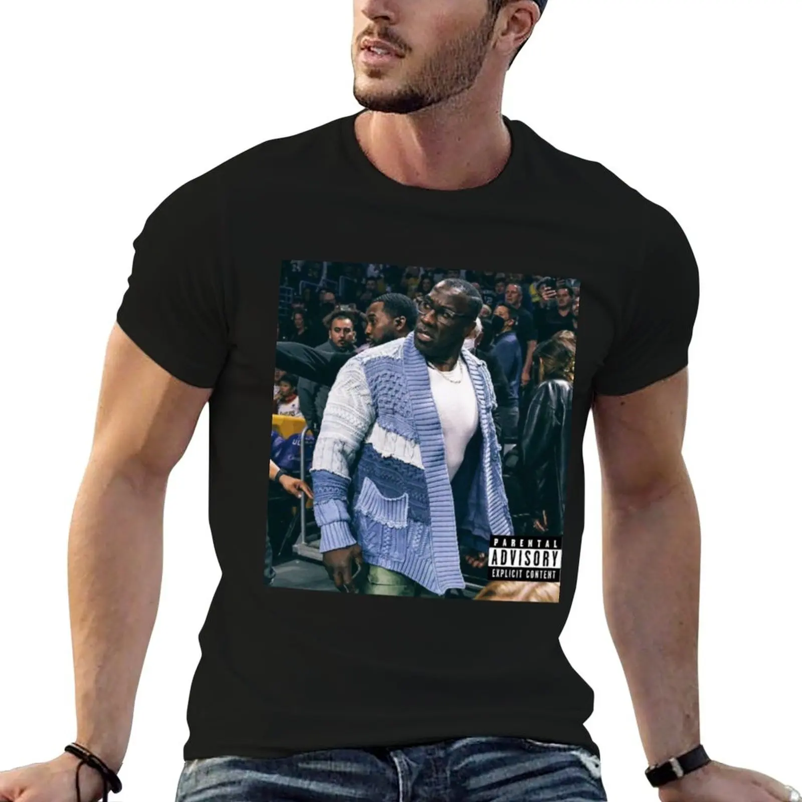 Футболка Shannon Sharpe Grizzlies, футболки в стиле аниме, мужская футболка оверсайз, хлопковые футболки для мужчин, облегающая футболка