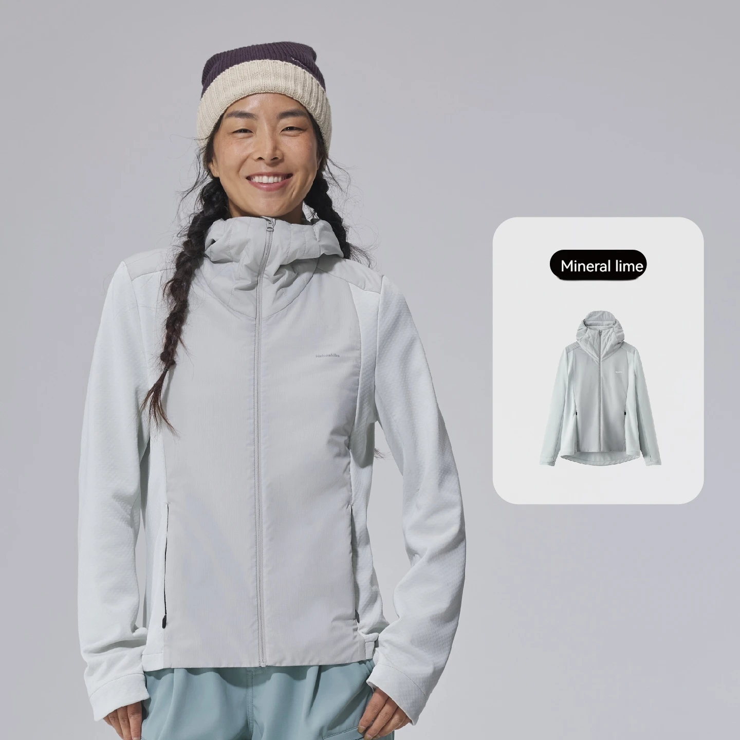 Naturehike 2026 Nieuwe Gold-Standard PrimaLoft geïsoleerde damesjas, outdoor wandeljas, warme gewatteerde jas met capuchon