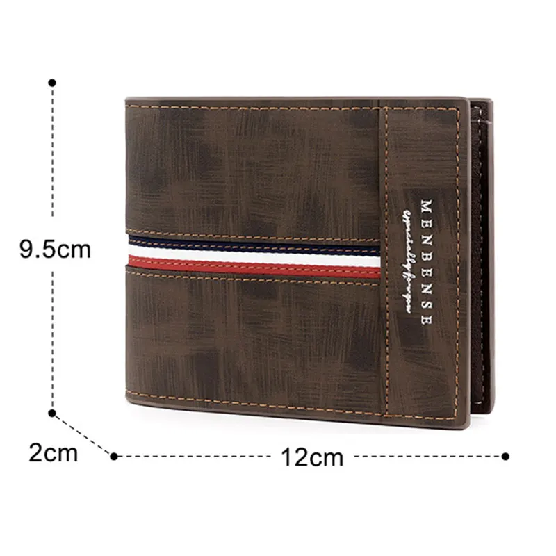 Carteras cortas de alta calidad para hombre, monederos sencillos con bolsillo para monedas, tarjetero, billetera para hombre, Clips para dinero