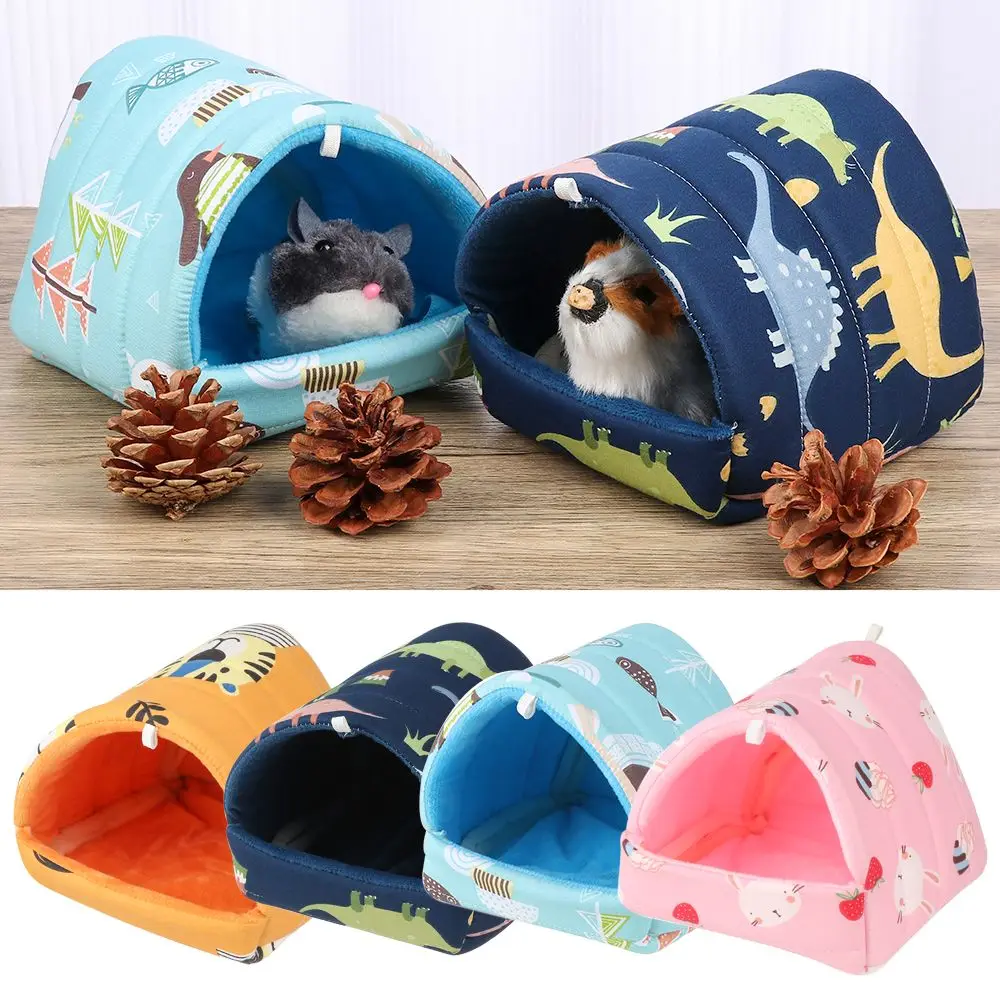 Comfortable Hamster House Small Animal Sleeping Bed Soft Guinea Pig Nest Warm Mat Mini Cage For Rabbit Squirrel Mat