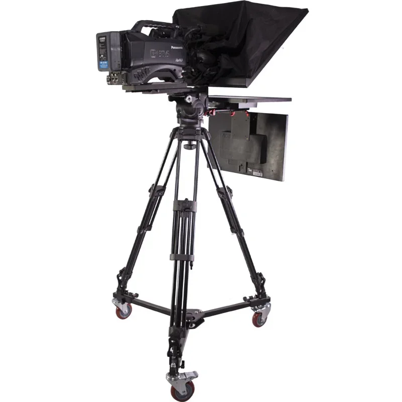 TS-T110/22D TYSTVideo Vendas diretas da fábrica Entrevista Teleprompter de tela dupla de 22 polegadas Conferência dobrável