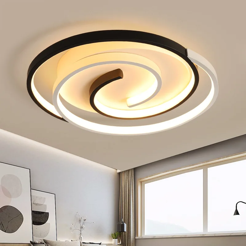 

220V 230V Household LED Ceiling Lights Modern Living Room Bedroom Ceiling Light 40/50cm Simple Ceiling Lamp Low Floor Lighting