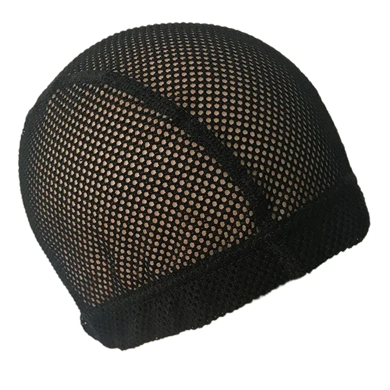 10pcs Crochet Wig Hairnet for Making Wigs-Big Hole Mesh Dome Hairnet for Crochet Braids Weaves-Elastic Braid Wigs Caps