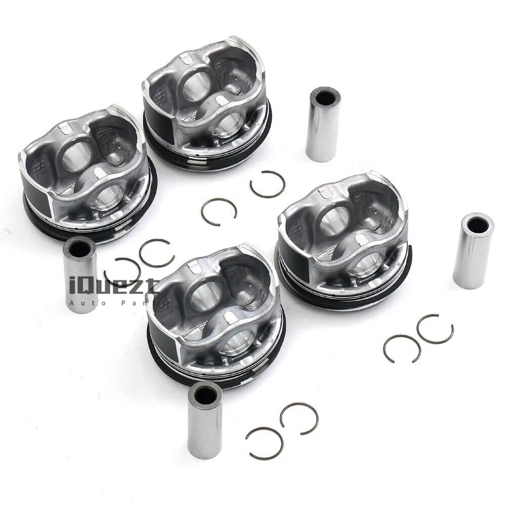 Pistons & Rings Oversized 83mm +0.5 Pin Φ21mm for VW Passat Audi A3 A4 A5 1.8 TFSI 06H107065BK