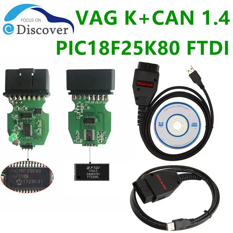 

Полная версия K + CAN Commander 1,4, чип Commander PIC18F25K80 + FTDI FT232RL для AUDI/VW/Skoda/Seat, бесплатная доставка