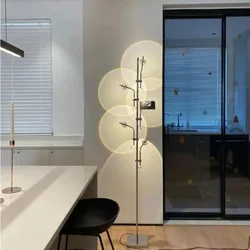 Modern Light Shadow Floor Lamp Contemporary Sunset Floor Lamp for Living Room Bedroom Italy Design Rainbow Led Floor Light