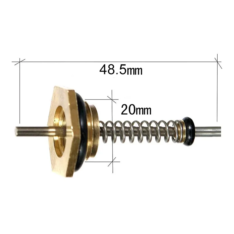 Kocioł gazowy zawór łączący wodę naparstek 20mm długość 48.5mm wysokiej jakości czujnik/podnośnik wody nowy zespół bojler 2 sztuki