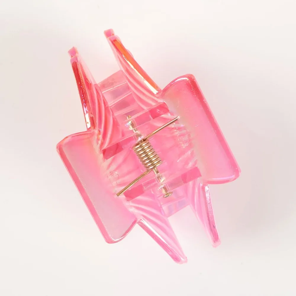 Moda vintage concha garra de cabelo antiderrapante gradiente cor concha grampo de cabelo elegante retro beira-mar praia caranguejo clipe verão