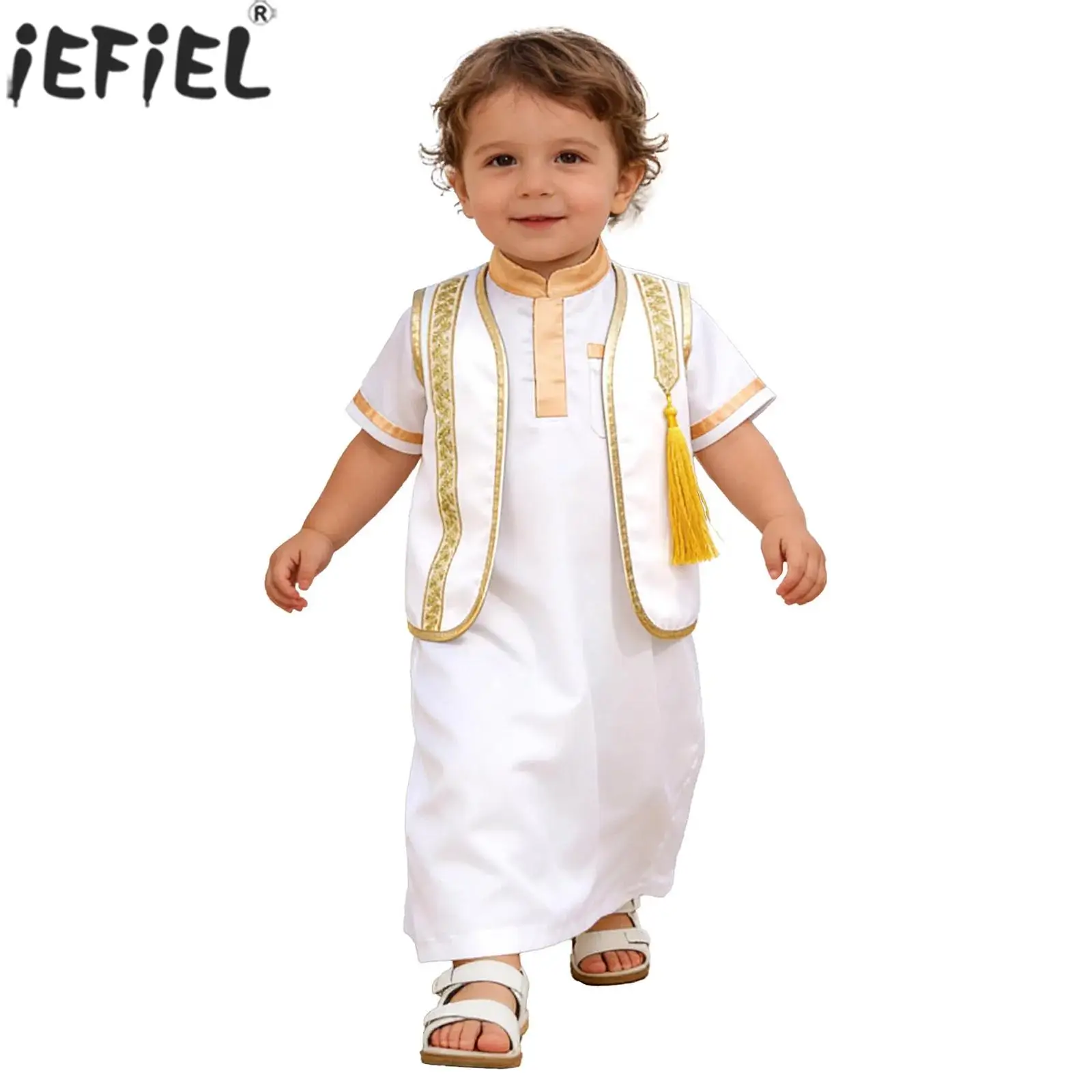 colete-cardigan-Arabe-para-meninos-estilo-islamico-fantasia-para-festa-de-ramadan-eid-top-vintage-com-franjas-e-acabamento-metalico-brilhante