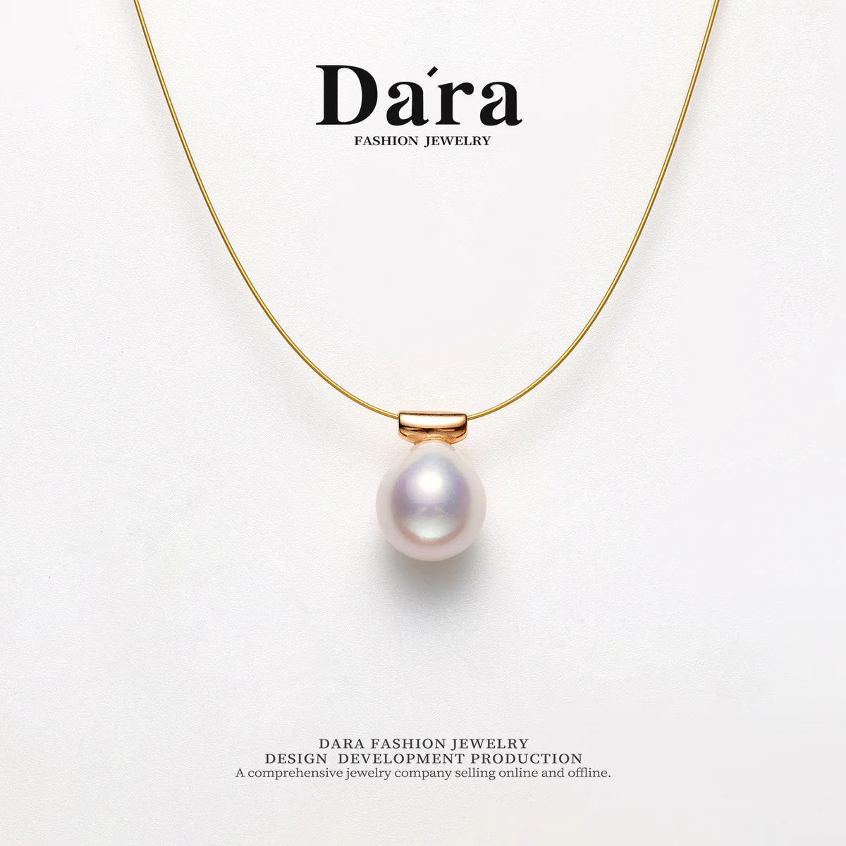 Freshwater Pearl Necklace S925 Silver 8-11mm White Pearl Choker for Women Elegant and Light Luxury