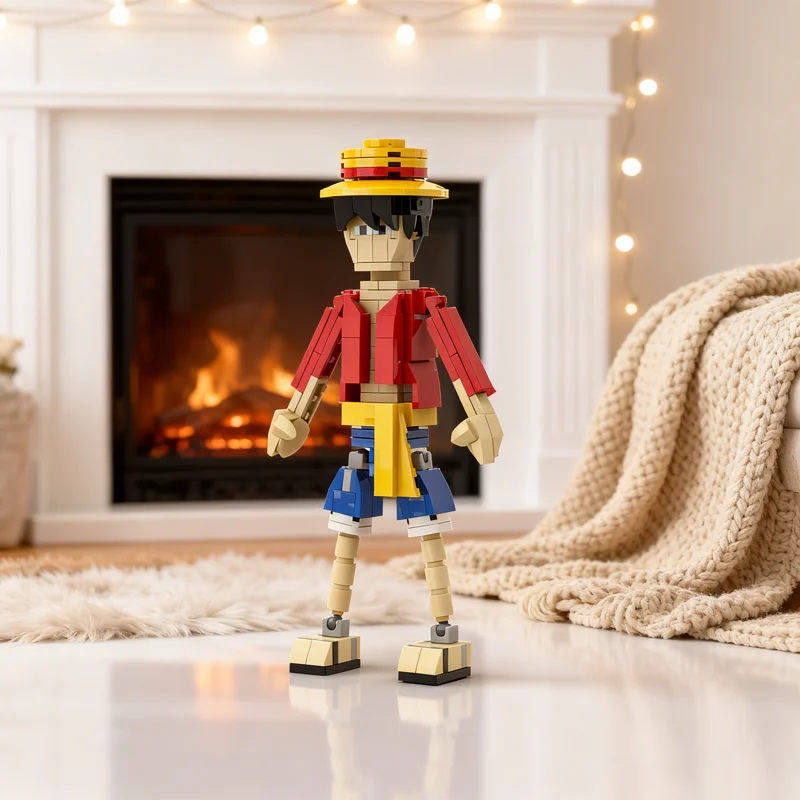 170 قطعة MOC الخالق لوفي نموذج اللبنات البناء لتقوم بها بنفسك لعبة هدايا عيد الميلاد تجميع فكرة الطوب الاطفال التعليم الإبداعي