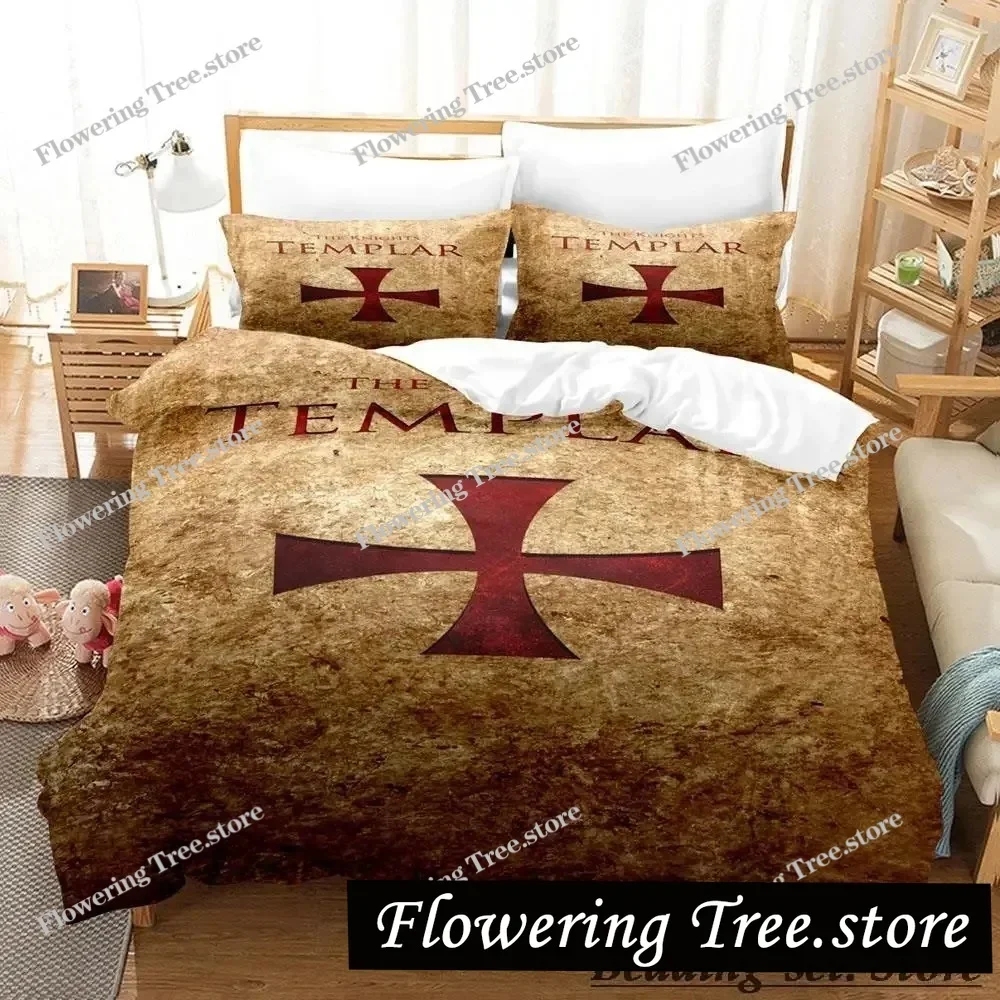

Christian Knights Templar Bedding Set Single Twin Full Queen King Size Bed Set Aldult Kid Bedroom Duvetcover Sets Parure De Lit