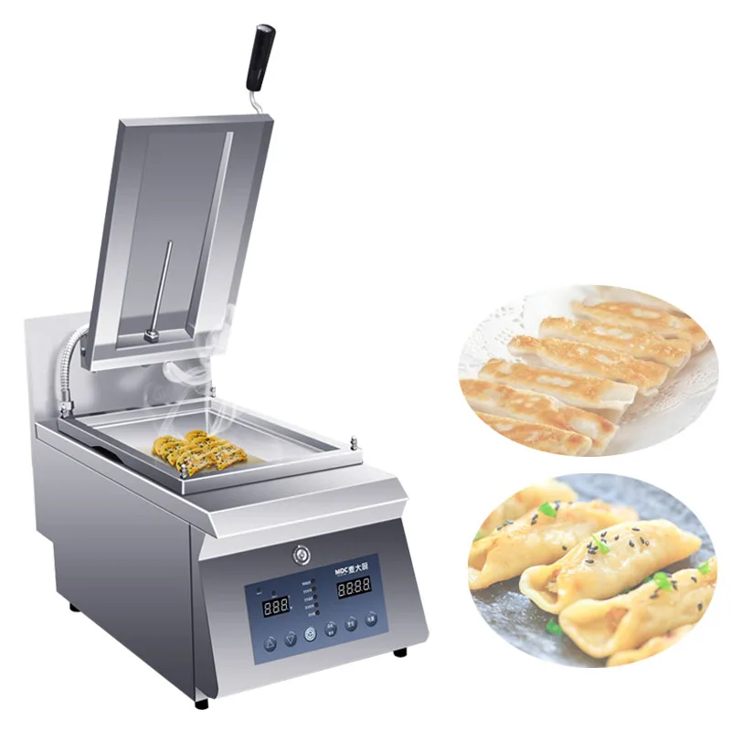 

Automatic Dumpling Frying Machine Commercial Restaurant Frying Machine Pancake Breakfast Shop Electric Pancake Frying Machine