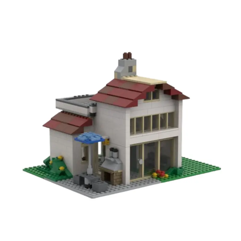 تجميع الجسيمات الصغيرة اللبنات MOC-148368 632 قطعة بناء لعبة البناء ثلاثي الأبعاد نموذج هدية لغز الصبي لتقوم بها بنفسك