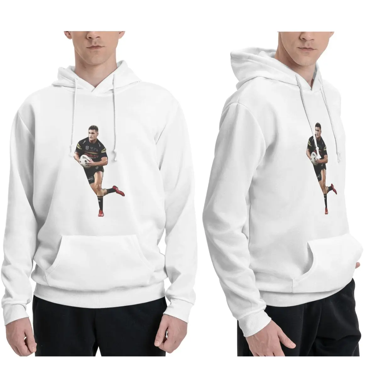 

Толстовки Nathan Cleary Penrith Panthers, мужские и женские повседневные пуловеры, толстовки в стиле хип-хоп с длинными рукавами и капюшоном, осень-зима