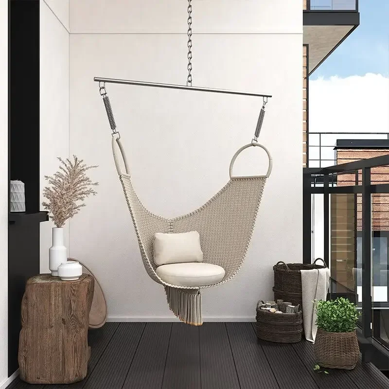 Industry Indoor Hanging Chair Swing Designer Home Balcony Hanging Basket