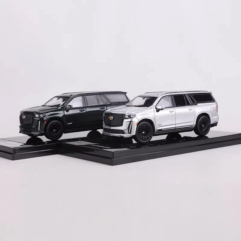 

Масштабная модель внедорожника Cadillac Escalade ESV 2023 года, 1:64, из сплава, статическая, коллекционная, игрушка, подарок, сувенир, декор