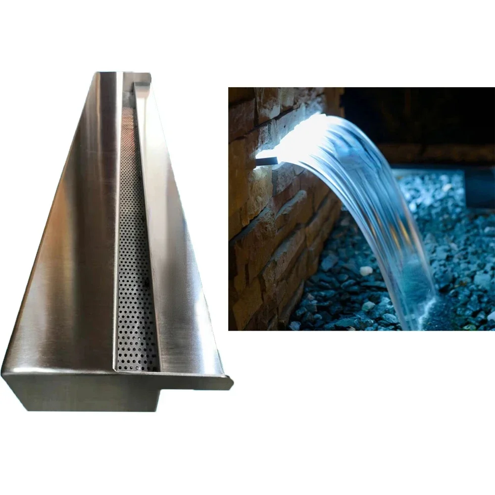 Waterfall water wall outlet courtyard garden fish pond circulating waterfall artificial water curtain falling water landscape