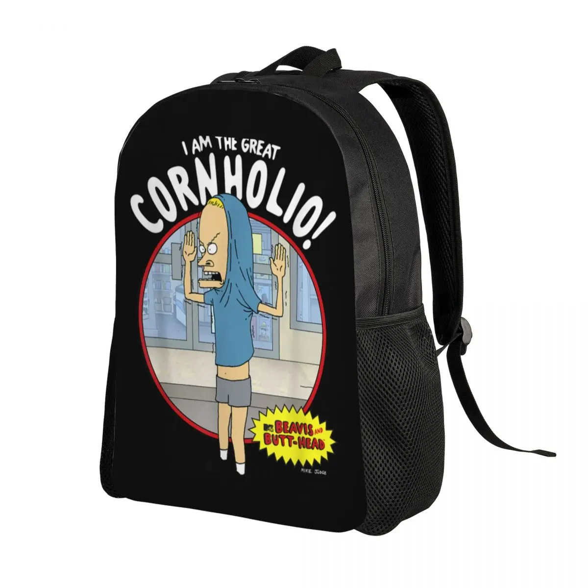 MTV Beavis und Butthead Rucksäcke für Mädchen Jungen die große Corn holio Grafik College School Reisetaschen Bücher tasche 15 Zoll Laptop