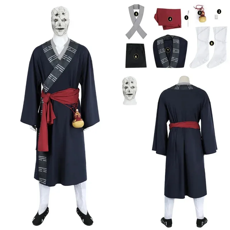 

Игра Черный Миф Укун Ми Даосский Косплей Костюм Ми Даосская Маска Обувь Полный Комплект Хэллоуин Карнавал Вечеринка Женщины Мужчины Наряд Реквизит