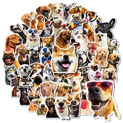 50PCS Cartoon Cute Pet Dog Animal Creative Graffiti Waterproof Sticker Bicycle Skateboard Guitar Helmet Laptop Decorative Decals