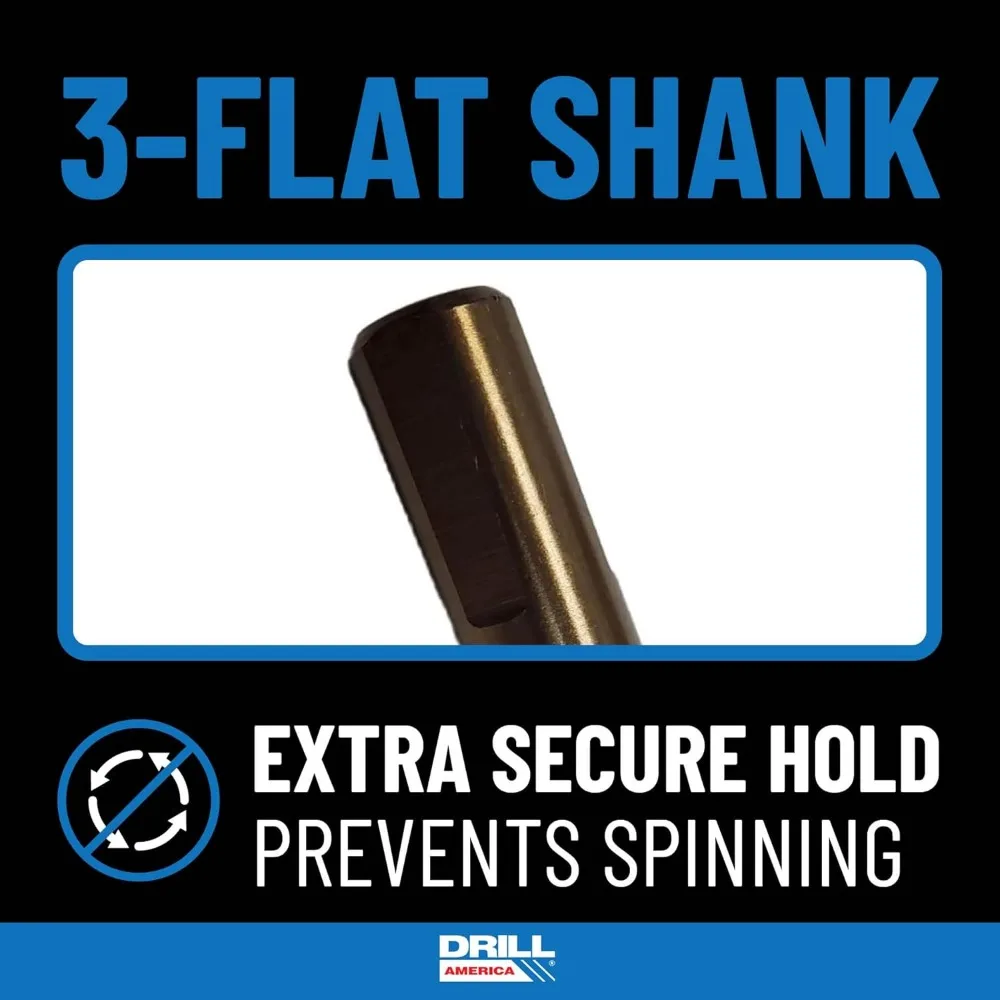 29-Piece Cobalt Steel Drill Bit Set with Gold Oxide Coating for Precision Drilling in Various Materials