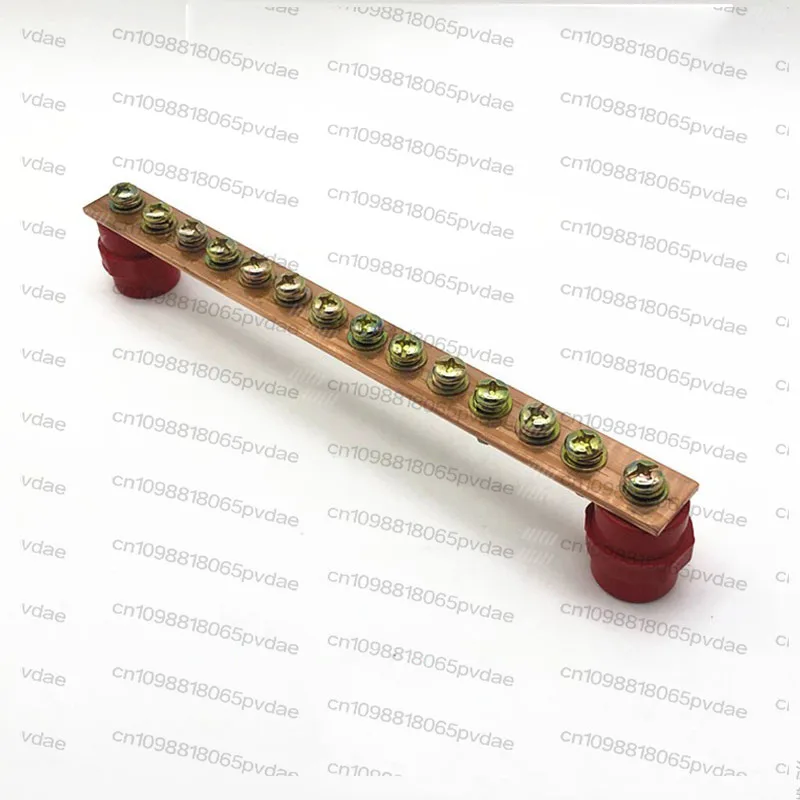 1pcs 3*20*220mm Zero ground row copper row Machine room grounding copper Ground terminal