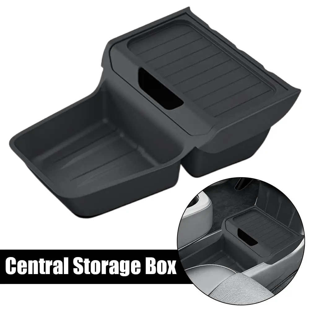 

Central Control Storage Box Under Console Armrest Organizer Tray for Tesla For Model Y Juniper Standard RWD 2026 2025 Accessory