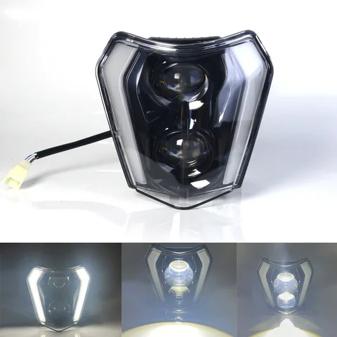 Мотоциклетная светодиодная фара DRL Light для KTM EXC EXCF SX SXF XC XCF XCW XCFW 125 150 250 300 350 400 450 505 525 530