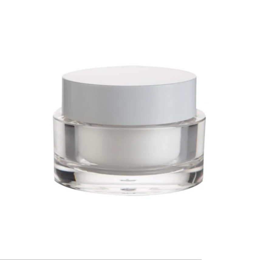 

30G round shape acrylic jar pot tin day night cream/eye serum/essence/art nail/moisturizer/wax/gel skin care cosmetic packing