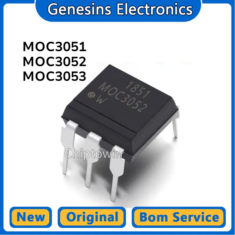 5/50/500 pcs MOC3051 MOC3052 MOC3053 DIP-5 Thyristor Optocoupler, Optocoupler WN7