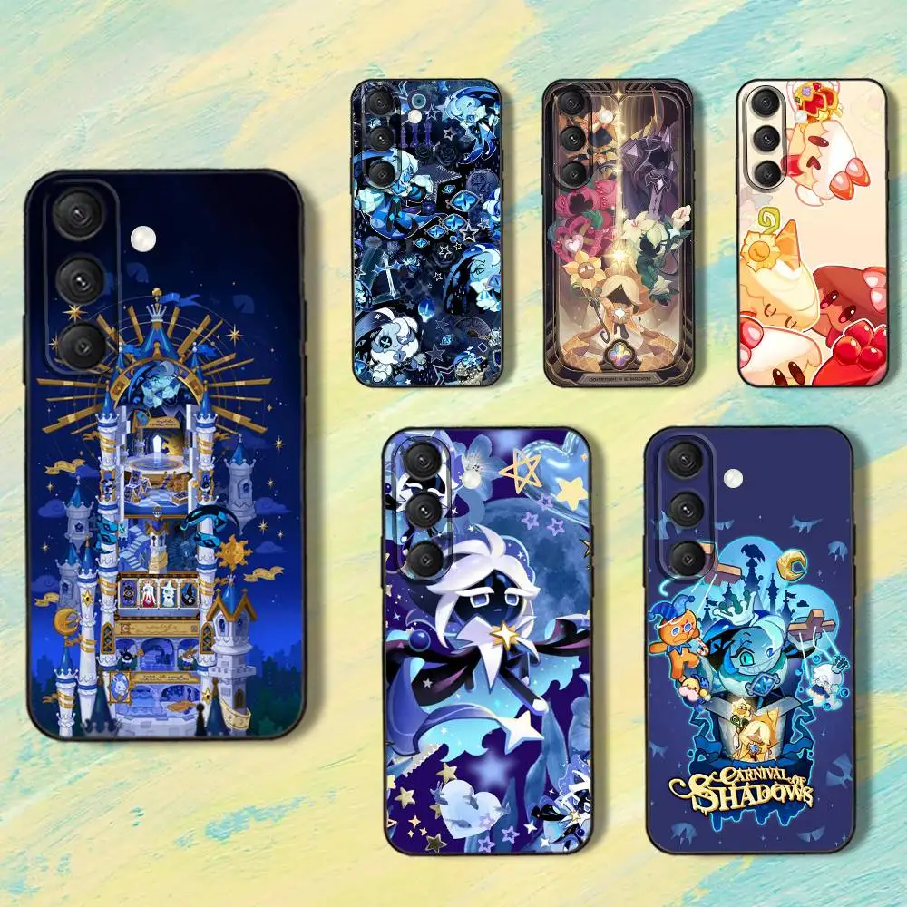 

C-Cookie-Run-es KingdomS Phone Case For Samsung S25,S24,S10,S22,S21,S20,S23,Ultra,Plus,Lite,FE,Soft Silicone Black Cover