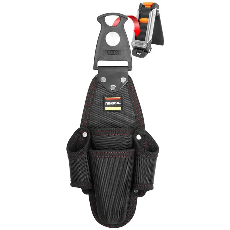 Electrician Quick Hanging Tool Bag Rotating Tools Waist Bags Woodworking Large Capacity Hanging Toolkits Portable Toolkit