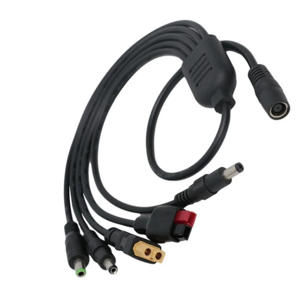 For XT60 to DC7909 Female For Solar Charging Cable Compatible with DC5521 DC5525 6530 Connectors for RV Marine and Off-Grid Use