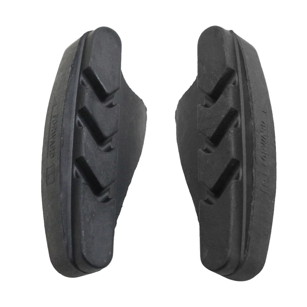 2X MTB Road Bicycle Braking V-Brake Holder Shoes Rubber Pads Blocks