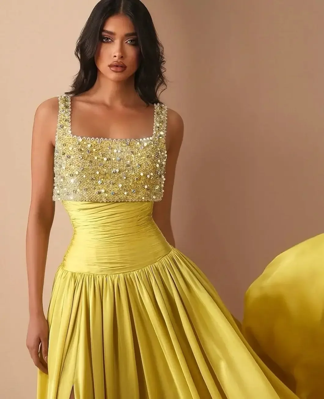 

Arabia Saudi Arabia Customized Prom Dresses Celebrity Evening Dresses Mother Gowns Length Beads Off Shoulder Wedding Dresses