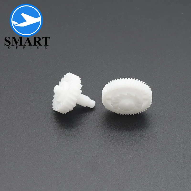 10SET RU6-0018 RU6-0018-000 Fuser Drive Gear 23T/56T for HP P1505 P1506 M1120 M1522 M1536 P1566 P1606 M1120n for Canon LBP3250