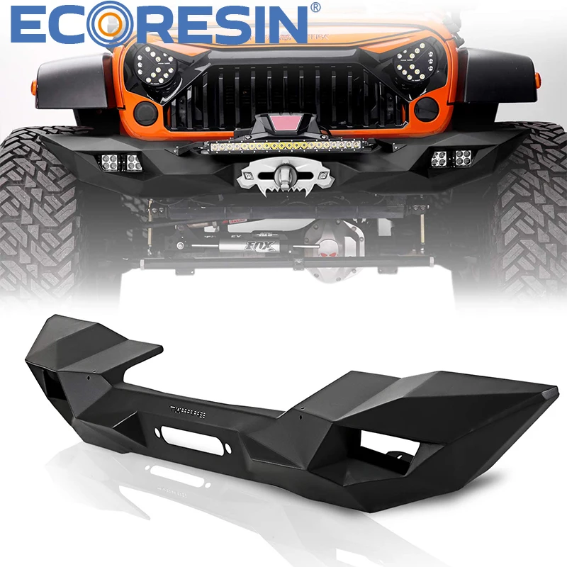 For Jeep Wrangler JK 2007-2017 Front Bumper Stell Modify Car Auto Part