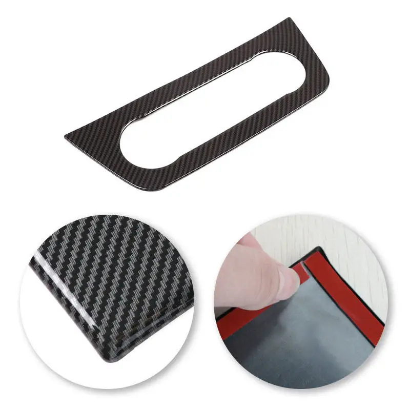 Picture 4: For Mercedes Benz ML GL GLE GLS Class X166 W166 ABS Carbon Fiber Car Center Console Air Condition Panel Adjust Button Frame Trim