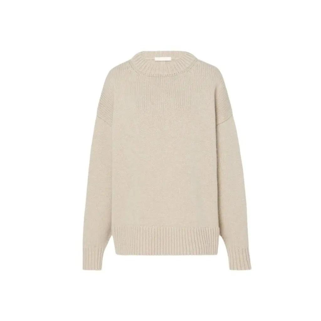 

Th*Row Women's Knitwear Lazy Style Pullover Thickened Outer Wear Autumn Winter New Niche Design Casual Fashion Top