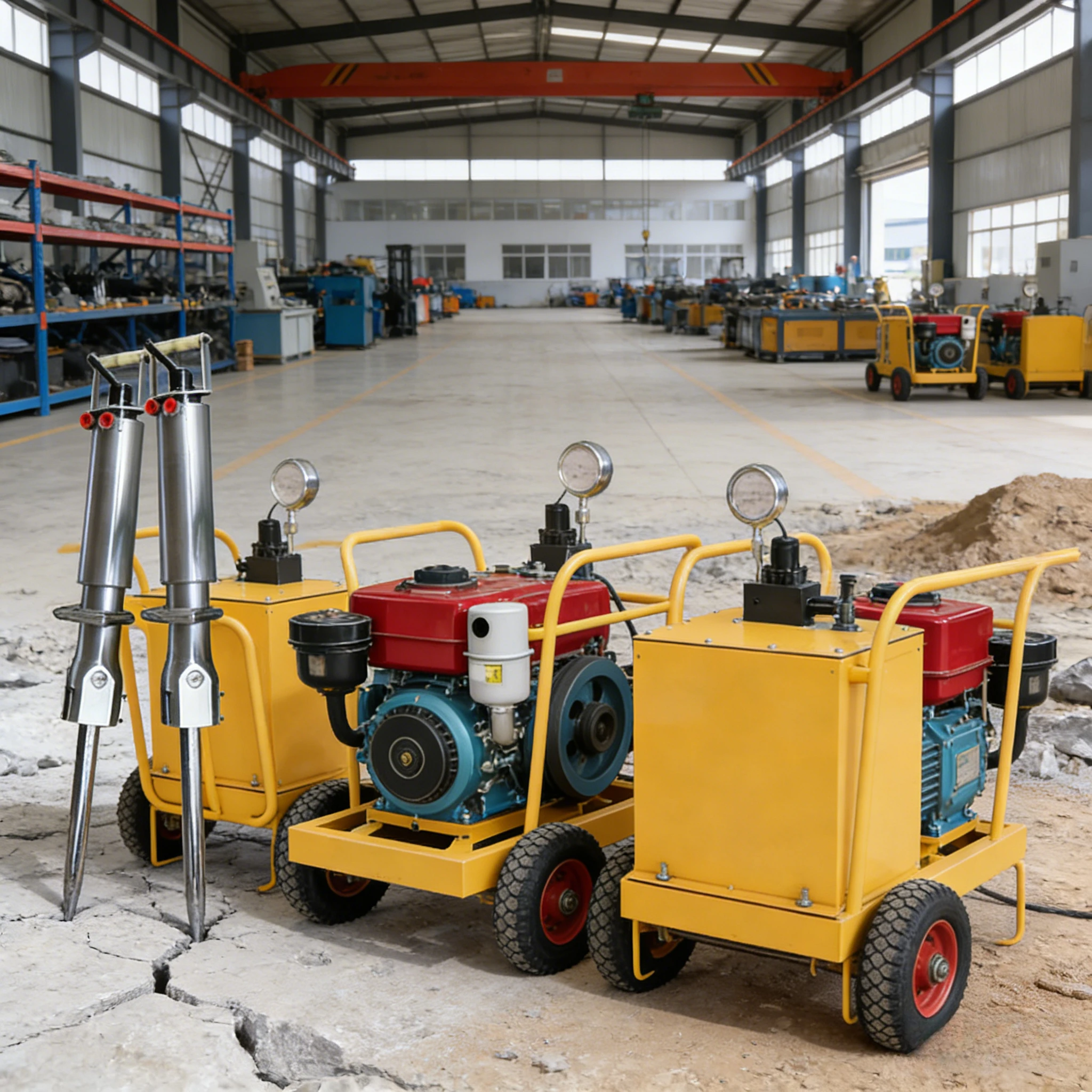 

Дизельный гидравлический скалолом 32 мм, ручной мини-гидравлический скалолом для бетона