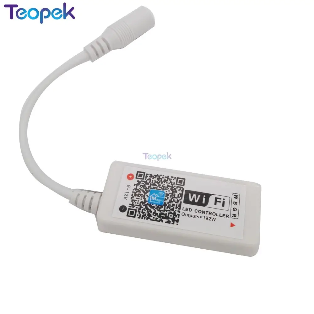 Magic Home Mini Wifi LED RGB Controller 16Million Colors Wifi RGB / RGBW Led Controller Smartphone Control Music And Timer Mode