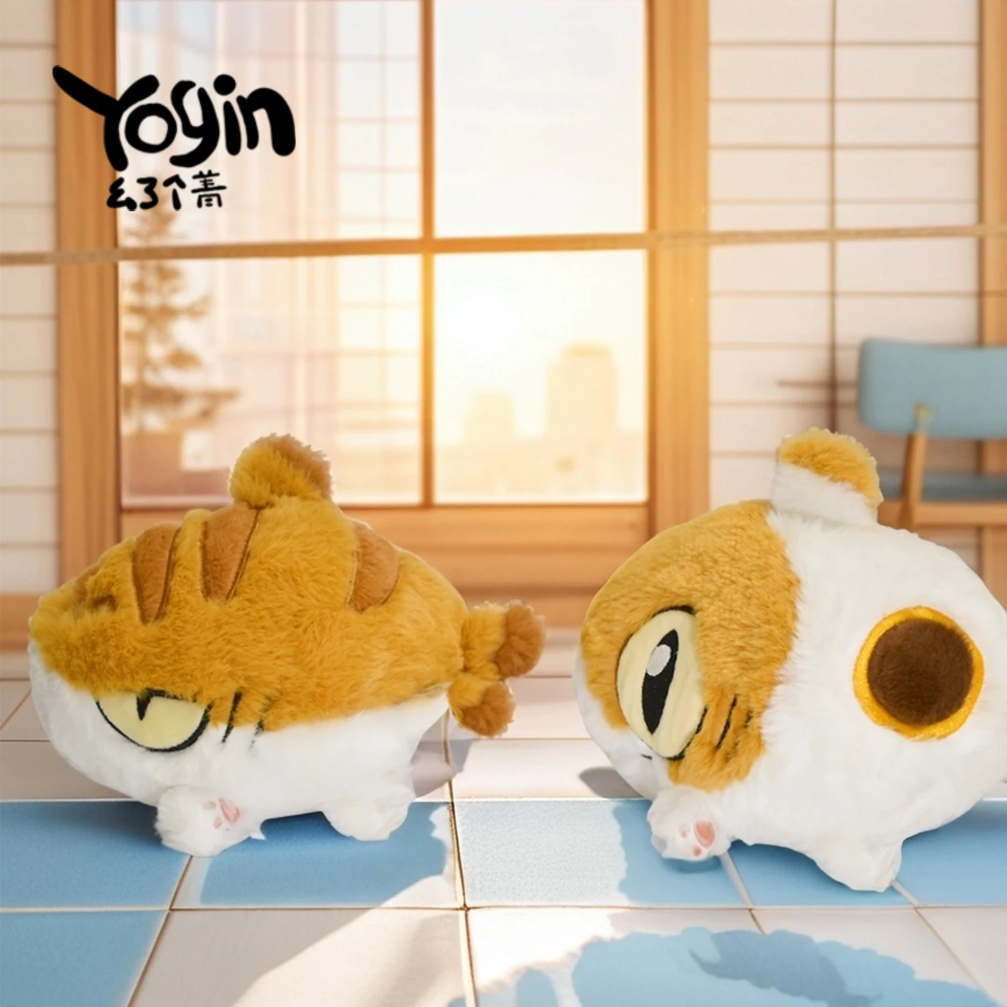 20cm Plush Doll Sharkitty Anime Model Toy Kawaii Cat Cub Design Fashion Desktop Decoration Ideal Gifts for All Ages