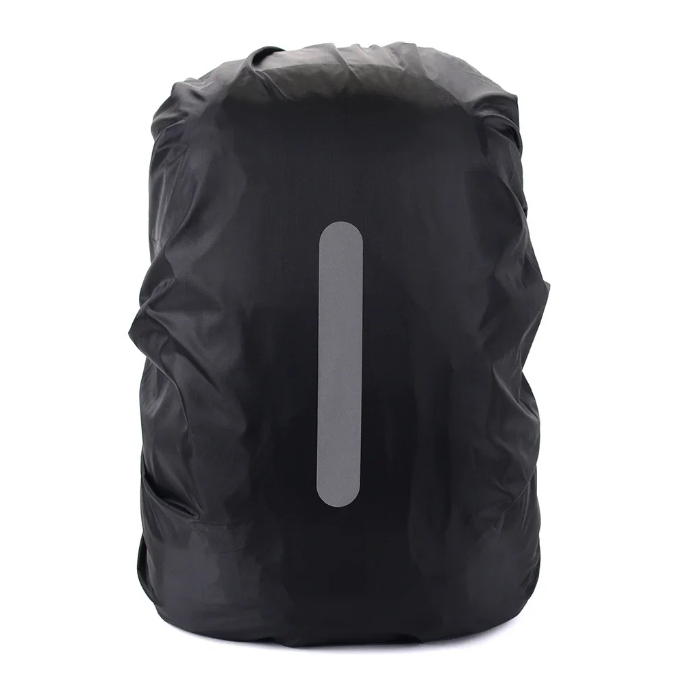 Reflektierende Wasserdichte Rucksack Regen Abdeckung Outdoor Sport Nacht Radfahren Sicherheit Licht Regen Abdeckung Fall Tasche Camping Wandern 10-70L – Detail 14