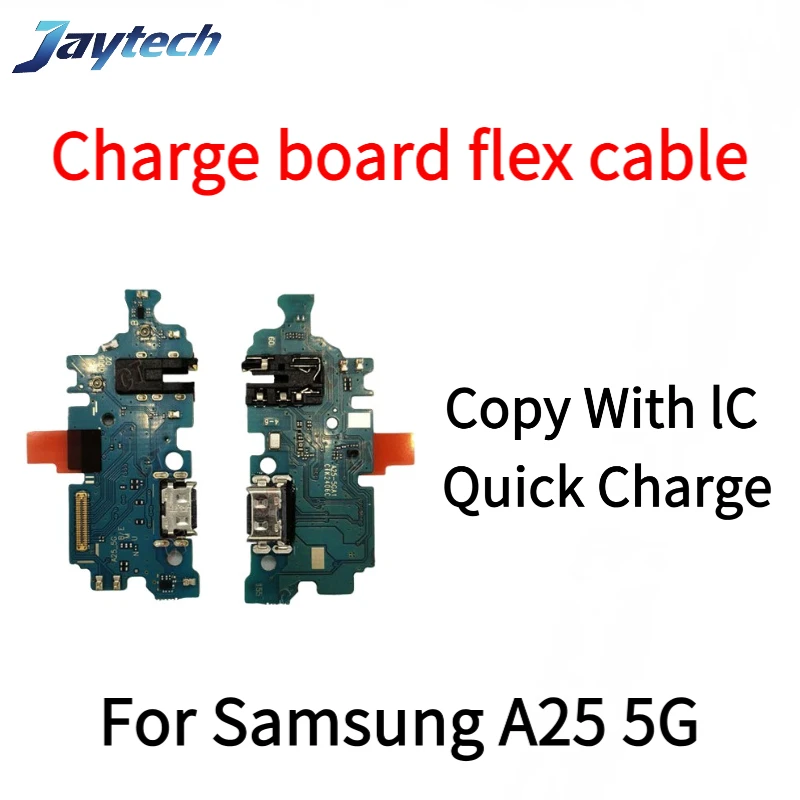 1PCS USB Charging Port Dock Connector Charge Board Flex Cable For Samsung A05/A05S/A15/A16/A25 4G 5G Microphone Module