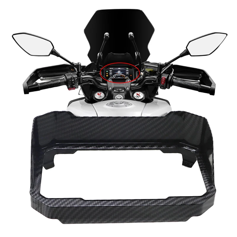 

Carbon Look Sun Visor Instrument Hat For CFMOTO 700MT 700 MT 2024 2025 Motorcycle Cover Protection Parts CF 700 MT
