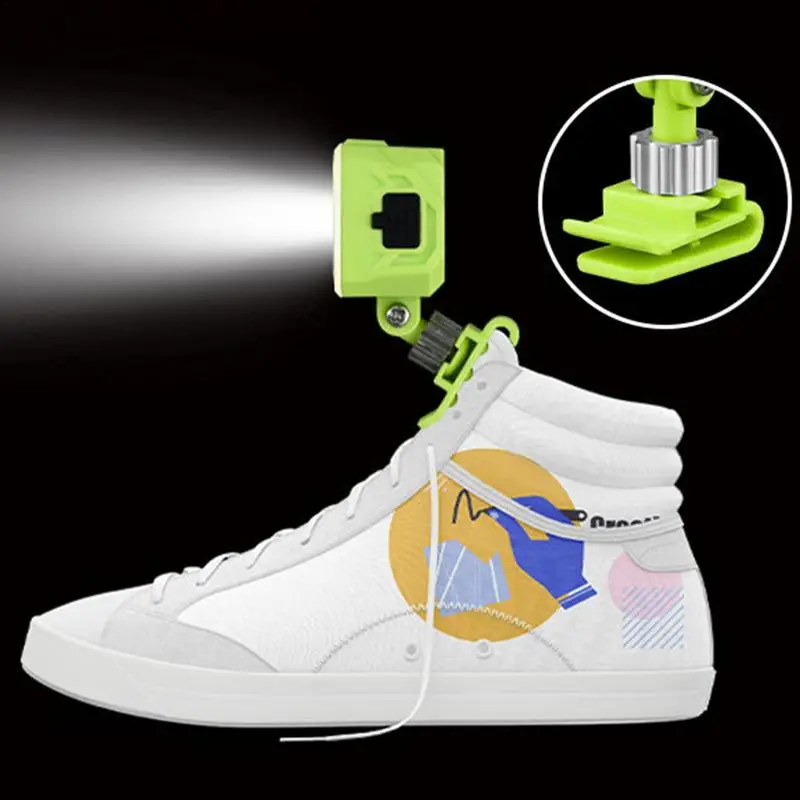 Shoe Lights for Runners, Outdoor Night RunnersShoe Faróis, Lightweight Safety Running Gear, Luzes de corrida ajustáveis